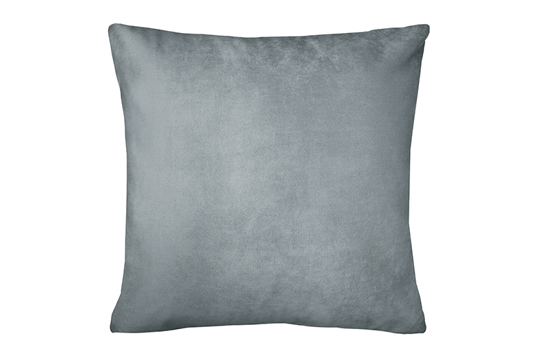 Velvet cushion cover CHLOE silver grey